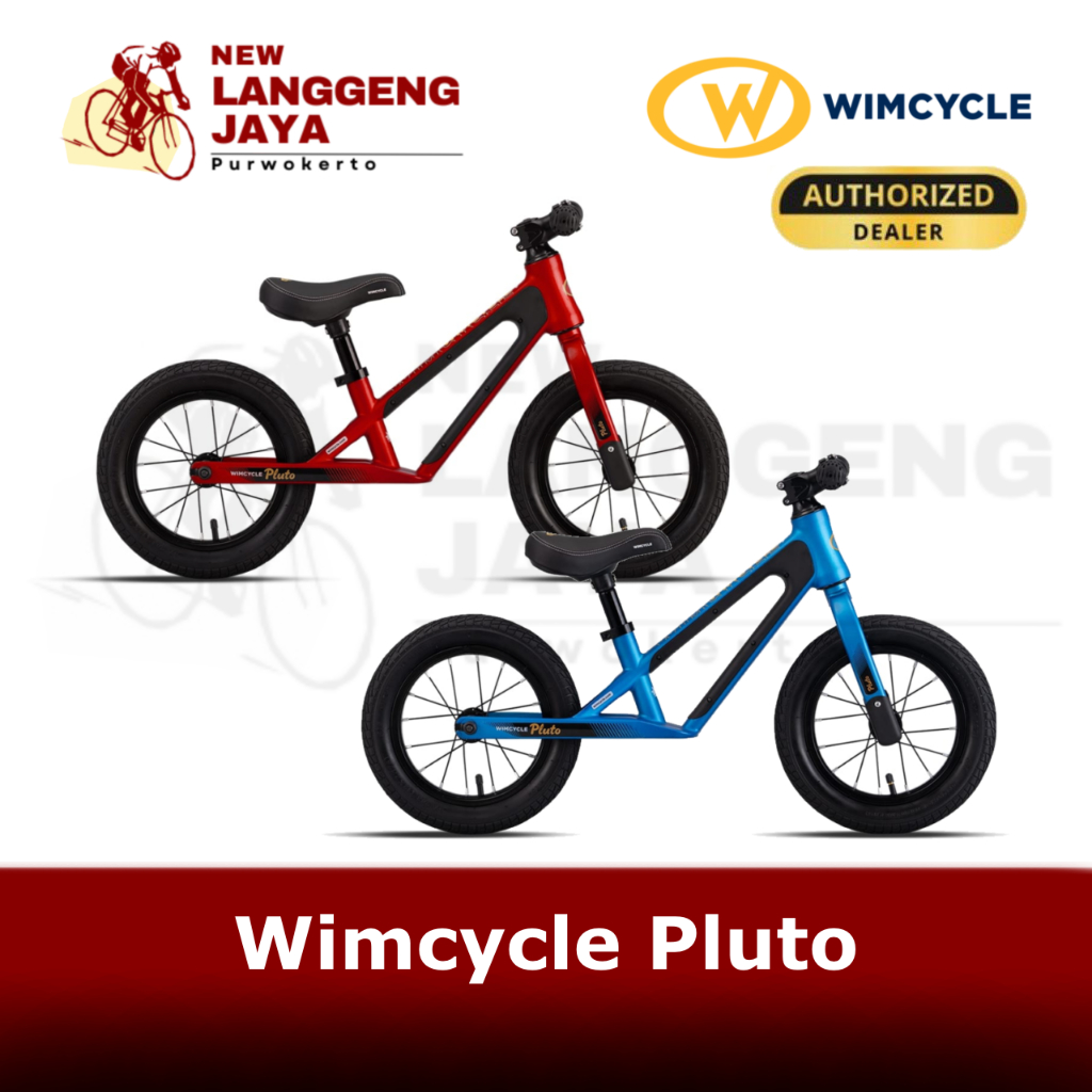 Wimcycle Push Bike Pluto Anak 12"