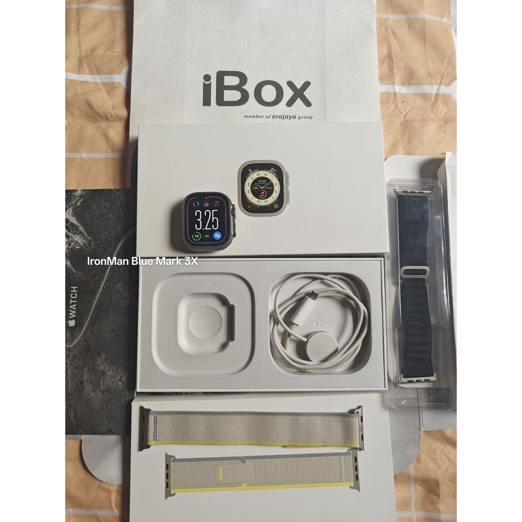 Apple Watch iWatch Ultra 1 iBox BH 99 Titanium 49mm GPS Cell Fullset
