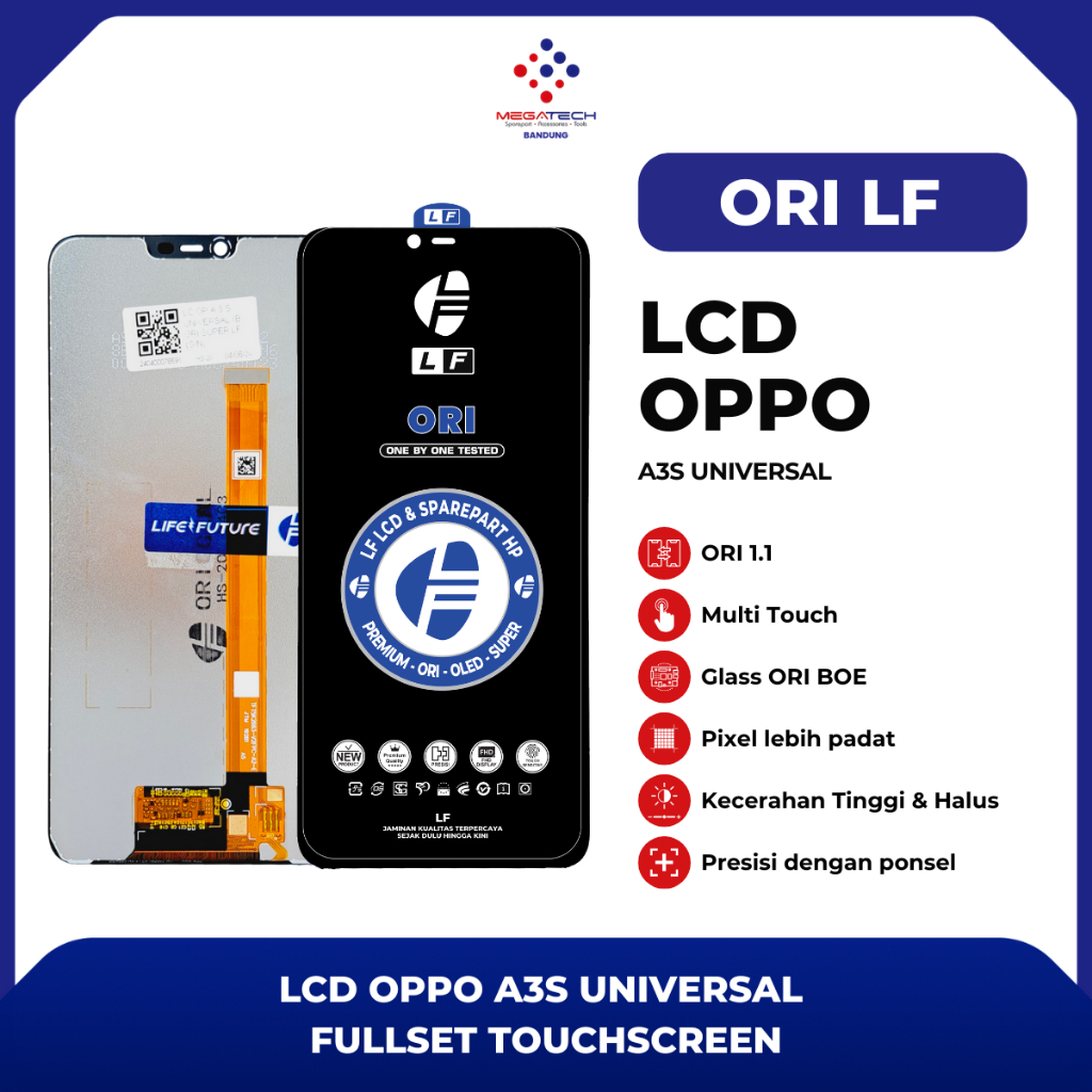 LCD OPPO A3S UNIVERSAL FULLSET TOUCHSCREEN