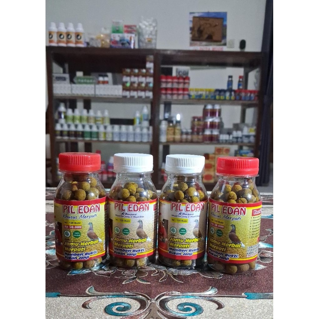 Pil Edan Jamu Herbal Merpati Tinggi Kolong Jablay & Balap