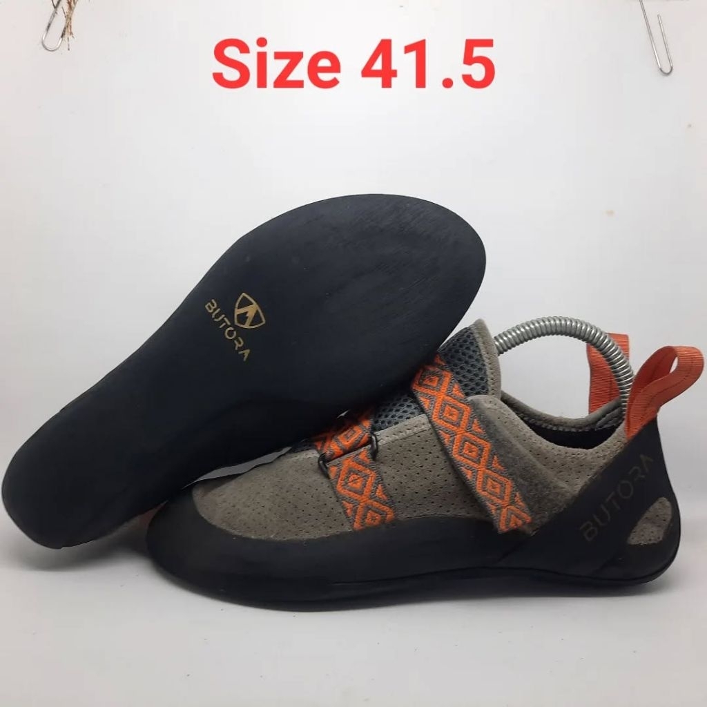sepatu panjat tebing rock climbing second butora abu size 41.5