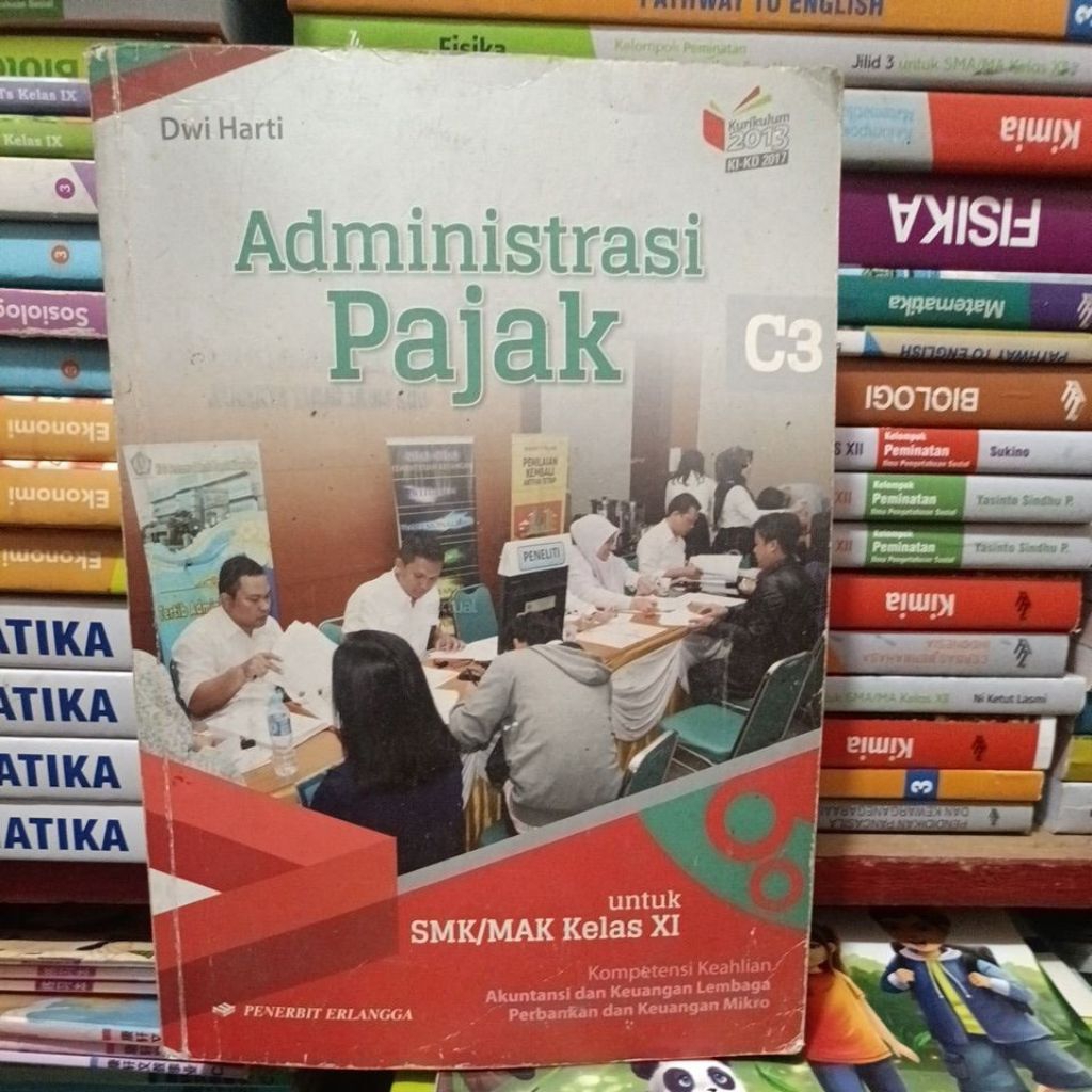 original bekas buku administrasi pajak C3 untuk SMK kelas 11