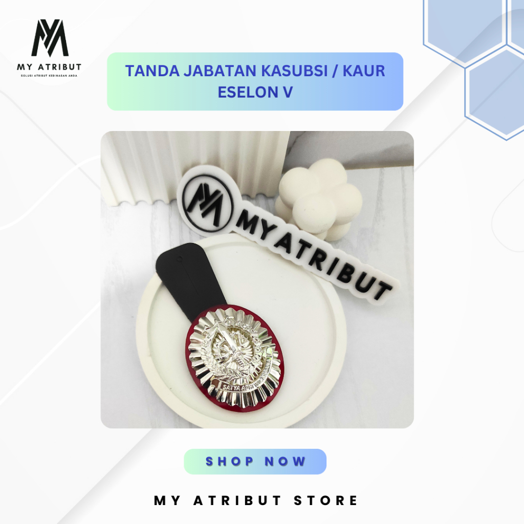 Tanda Jabatan Kasubsi / KAUR Eselon V Kejaksaan