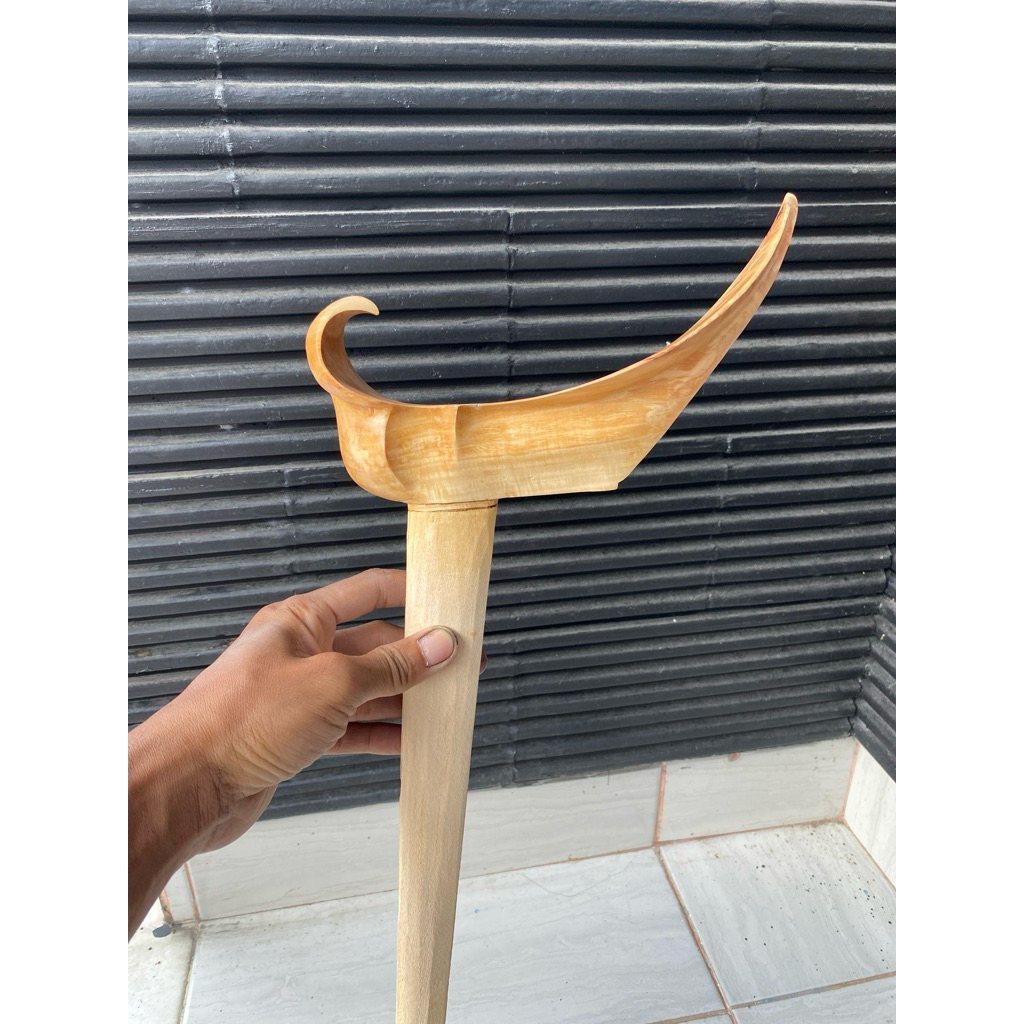 warangka ladrang polos cendana warangka belum lubang