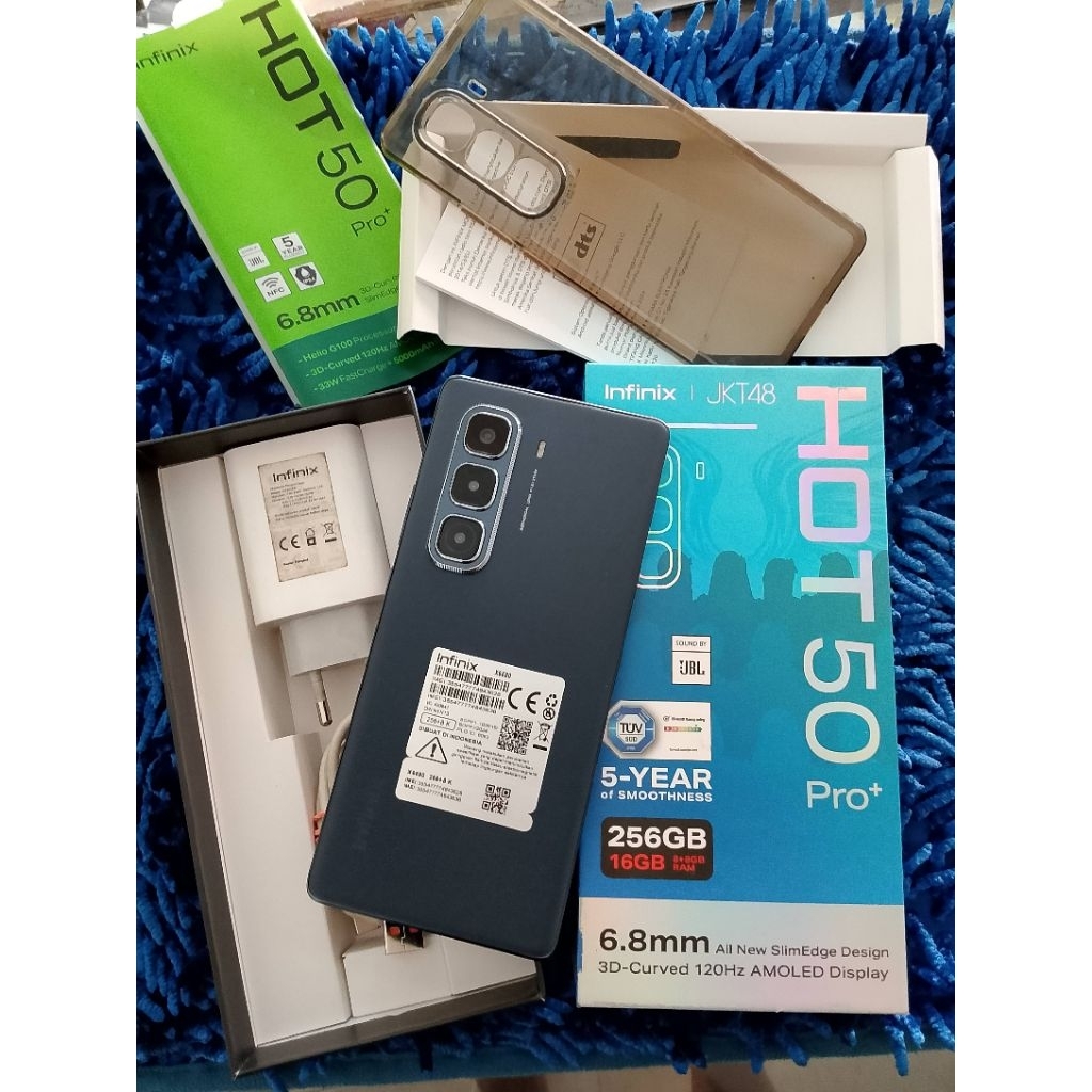 Infinix hot 50pro plus 8/256 second fulset nominus