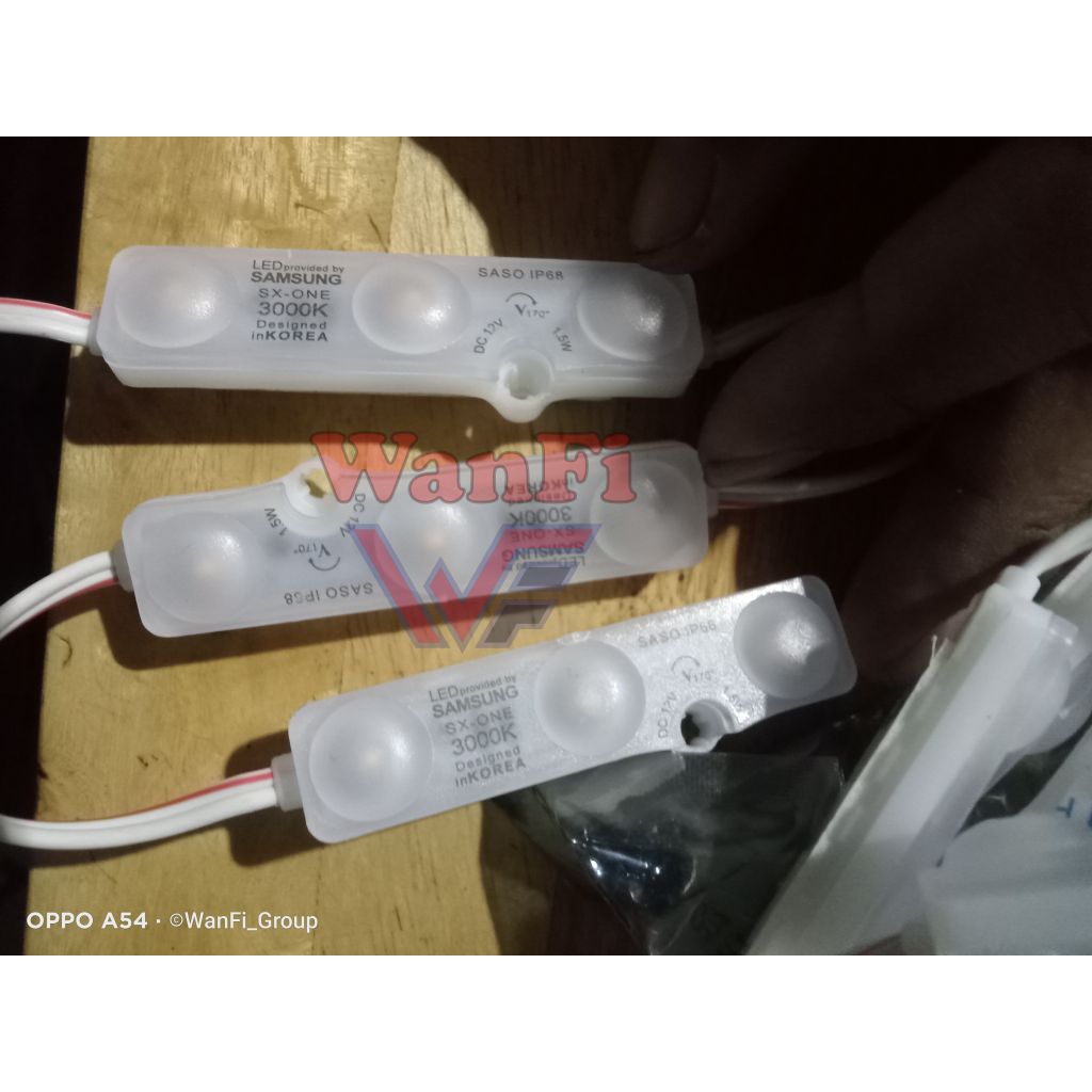 lampu led 3 mata samsung warm white