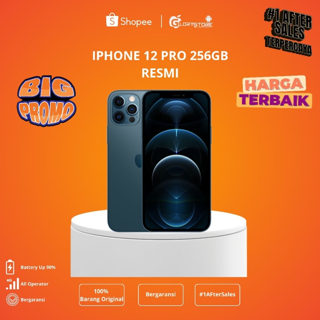 IPHONE 12PRO 256GB RESMI BERGARANSI