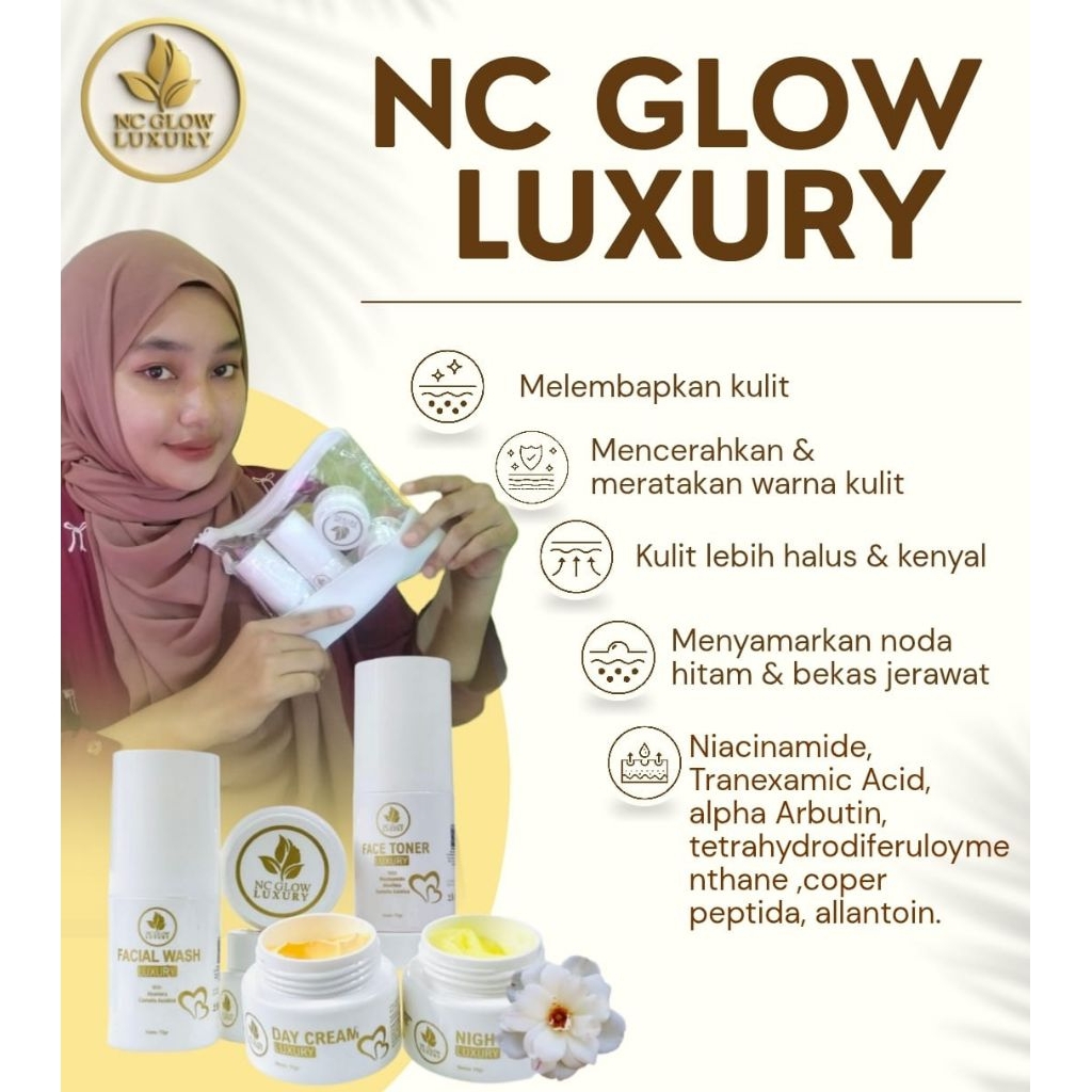NC GLOW LUXURY/PERAWATAN WAJAH/KRIM FLEK
