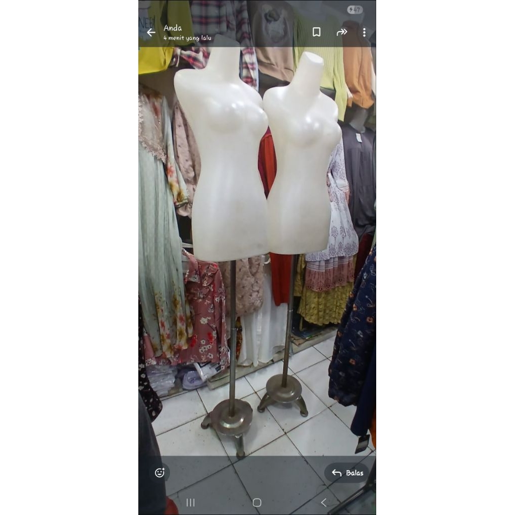 manekin gamis poreloved bekas goodcond