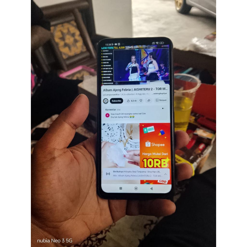 lcd Poco M3 ori copotan