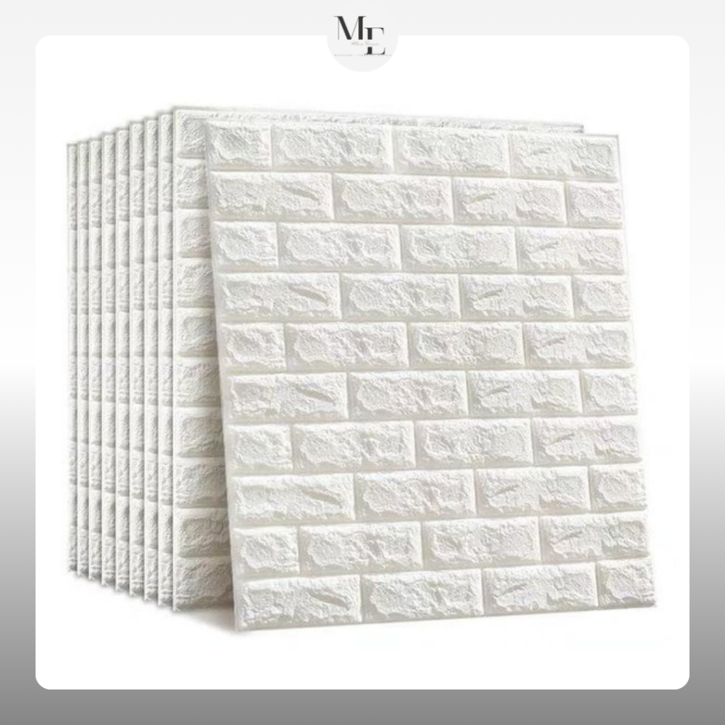 Wallpaper Dinding 3D Foam Motif Batu Bata Ukiran Batik High Quality Best Seller