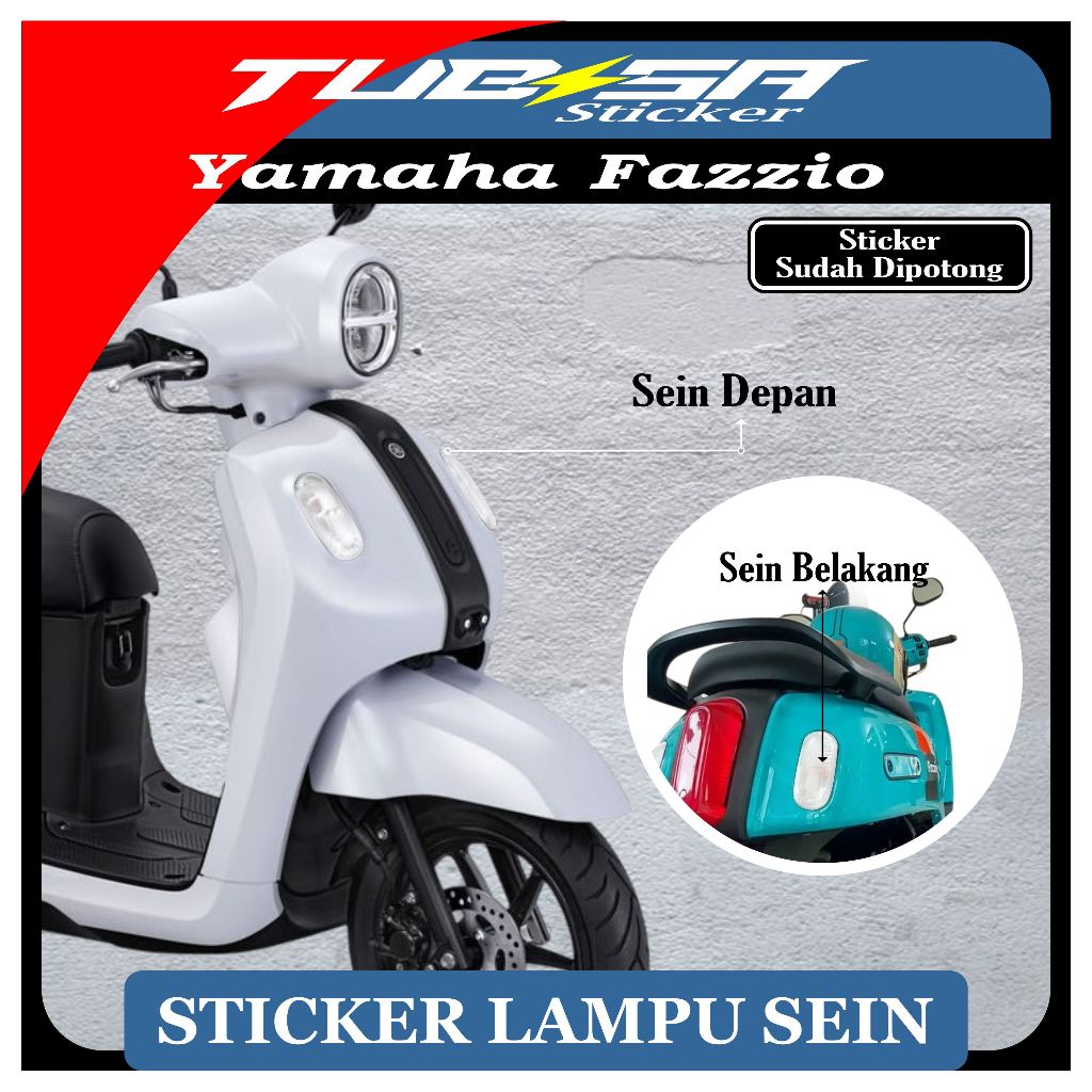Stiker Lampu Sein Fazzio | Stiker Lampu Sein Fazzio | Stiker Pelindung  Lampu Sein Fazzio