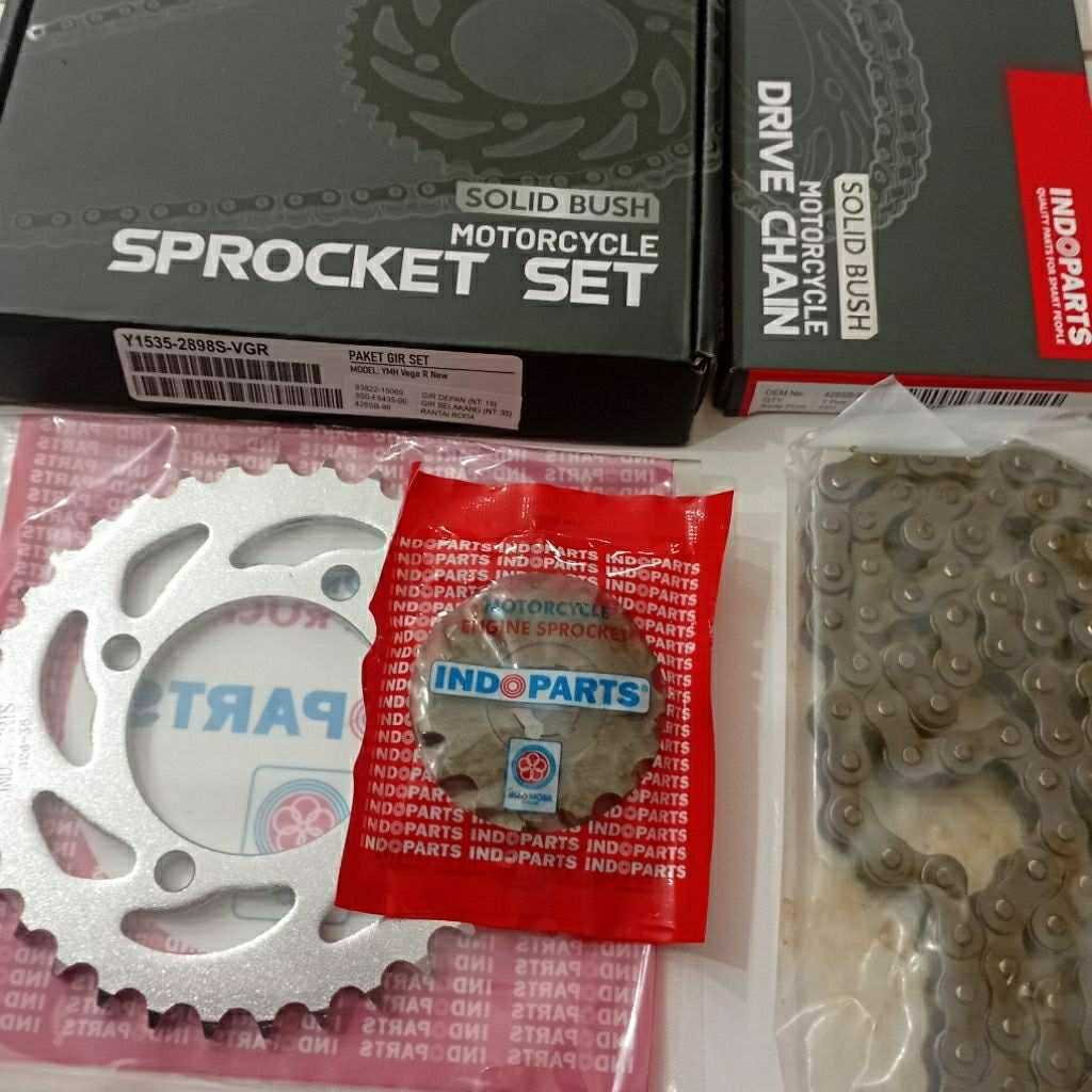 RANTAI GEAR SET YAMAHA VEGA R LAMA CRYPTON ORIGINAL INDOPART GENIUNE PART