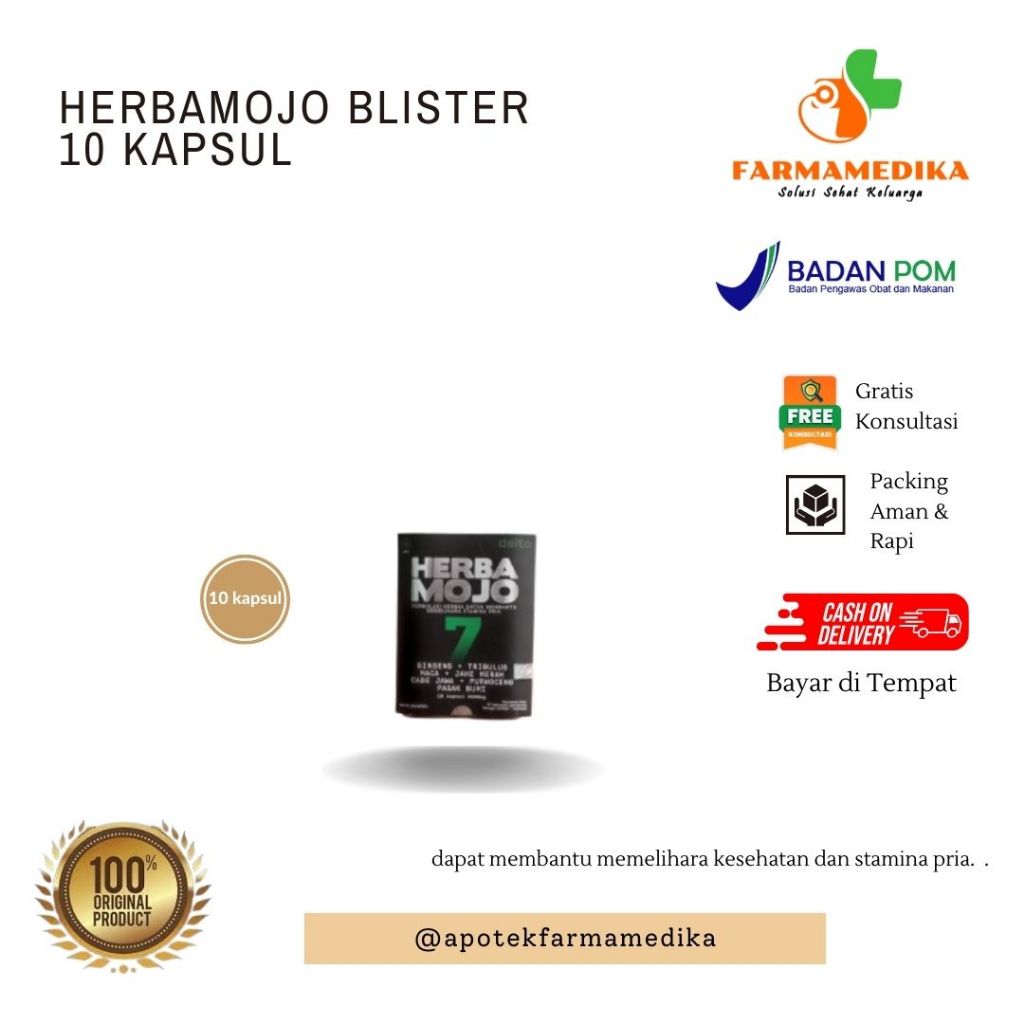HERBAMOJO BLISTER 10 KAPSUL