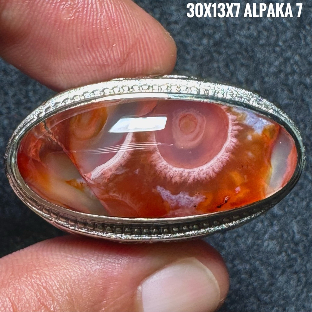 Cincin Batu Akik Natural Lafadz Allah (Asli Alam)