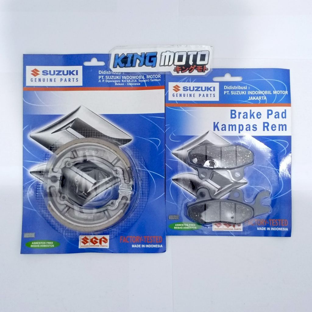 KAMPAS REM DEPAN BELAKANG SUZUKI SHOGUN SMASH 110
