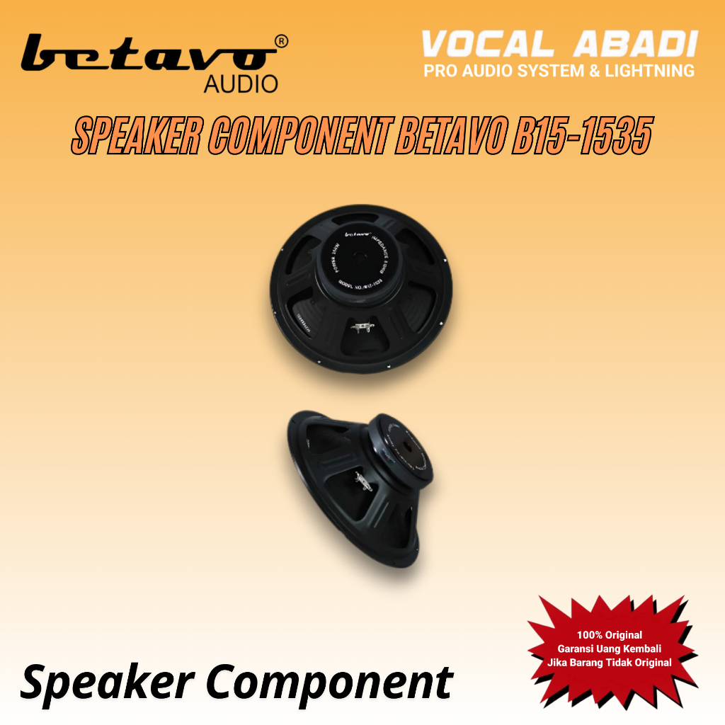 SPEAKER COMPONENT BETAVO B15-1535