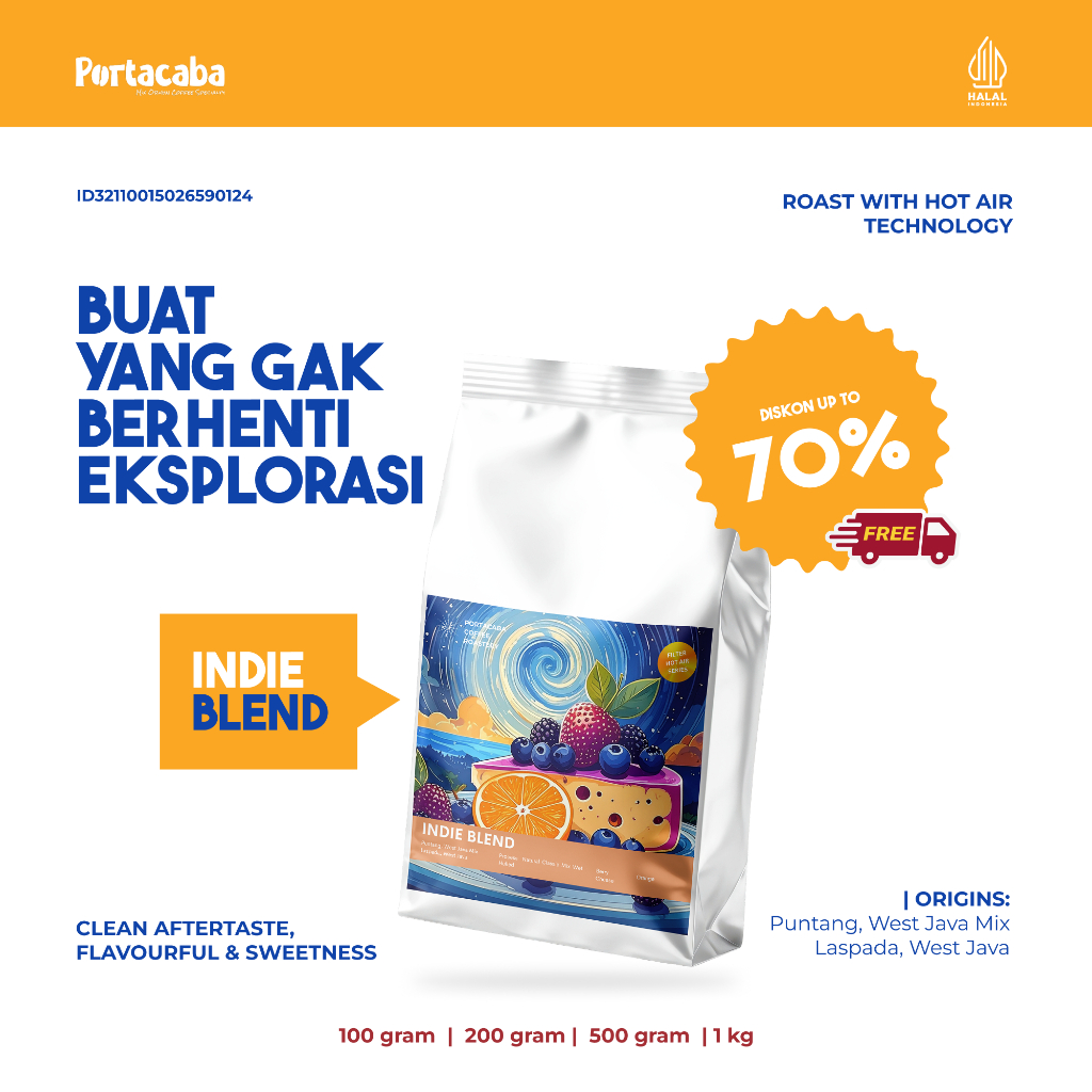 Portacaba Biji Kopi Full Arabika Gayo Super Premium Espresso Base 1 Kg
