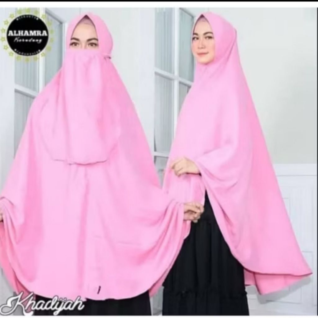 jilbab instan + cadar Jumbo wolfis