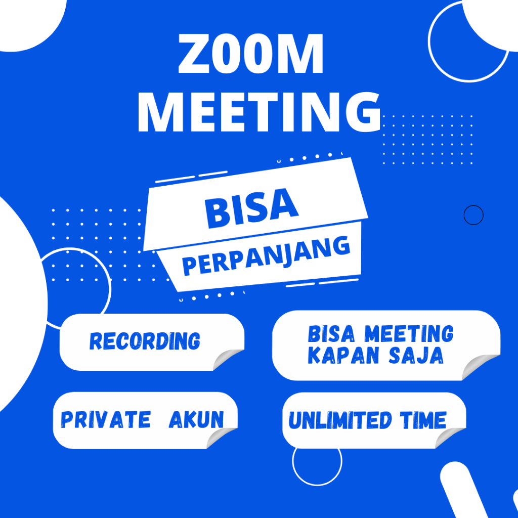 Zoom Meeting Pro 100 Peserta dengan Garansi Aman