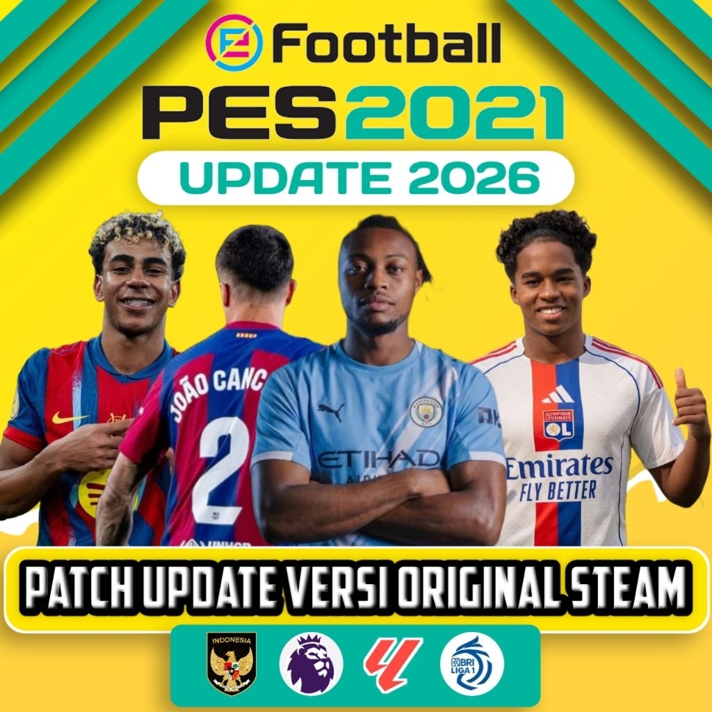 PATCH UPDATE PES 2021 UPDATE 2026 VERSI ORIGINAL STEAM