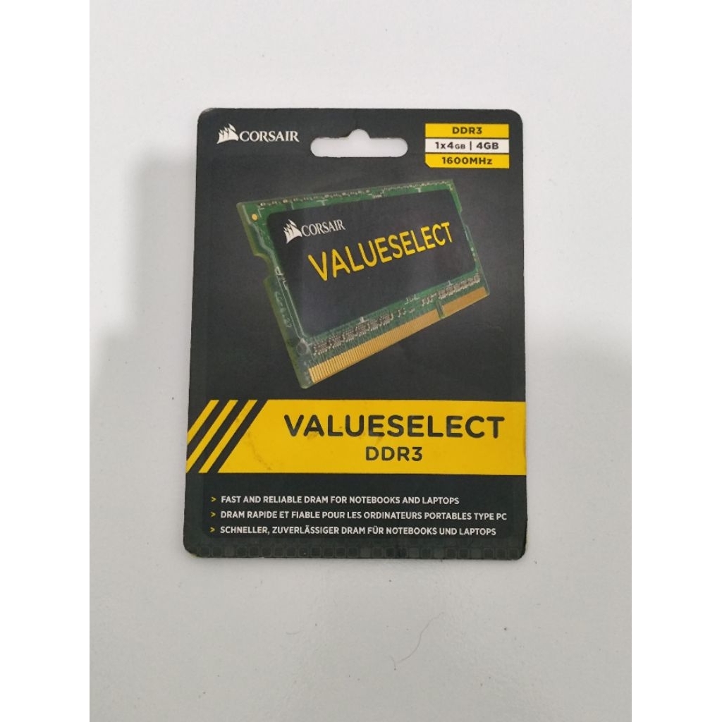 RAM 4GB DDR3 Corsair Value Select