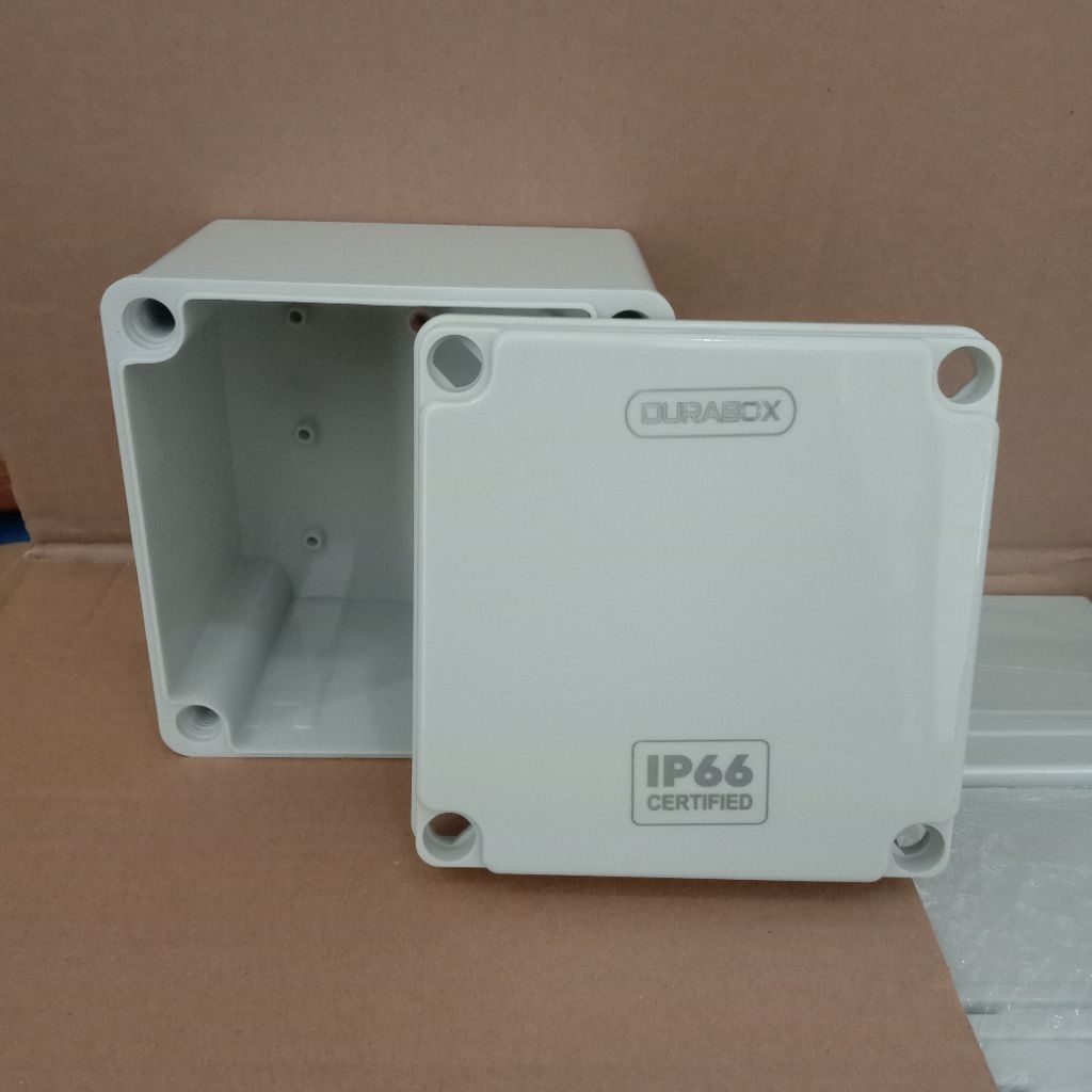 Box Plastik ABS 125x125x75 mm IP66 Box Panel Junction Box Panel Plastik Abs