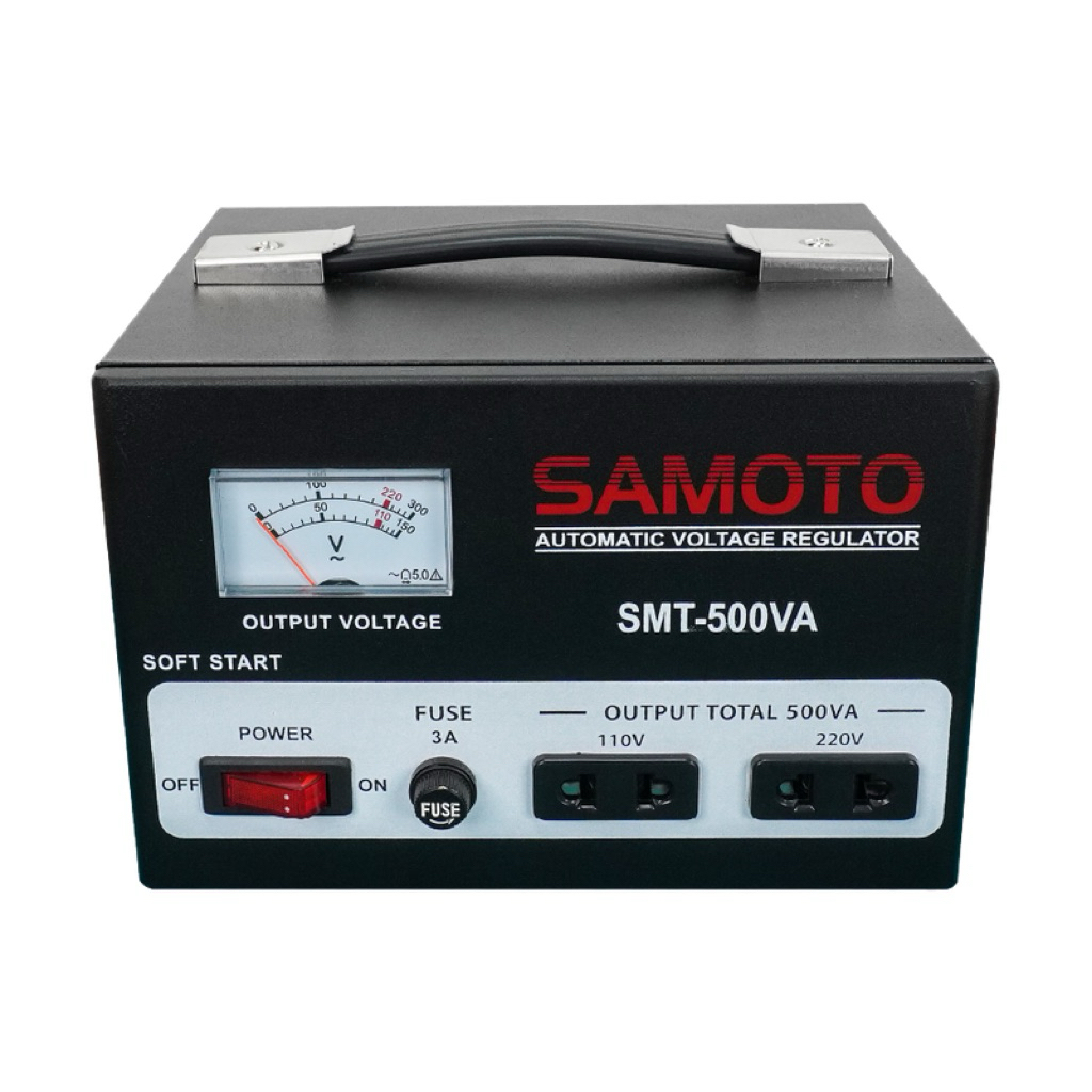 Stabilizer Samoto stabiliser 500 VA Stavol Listrik SMT Svc Avr 500N