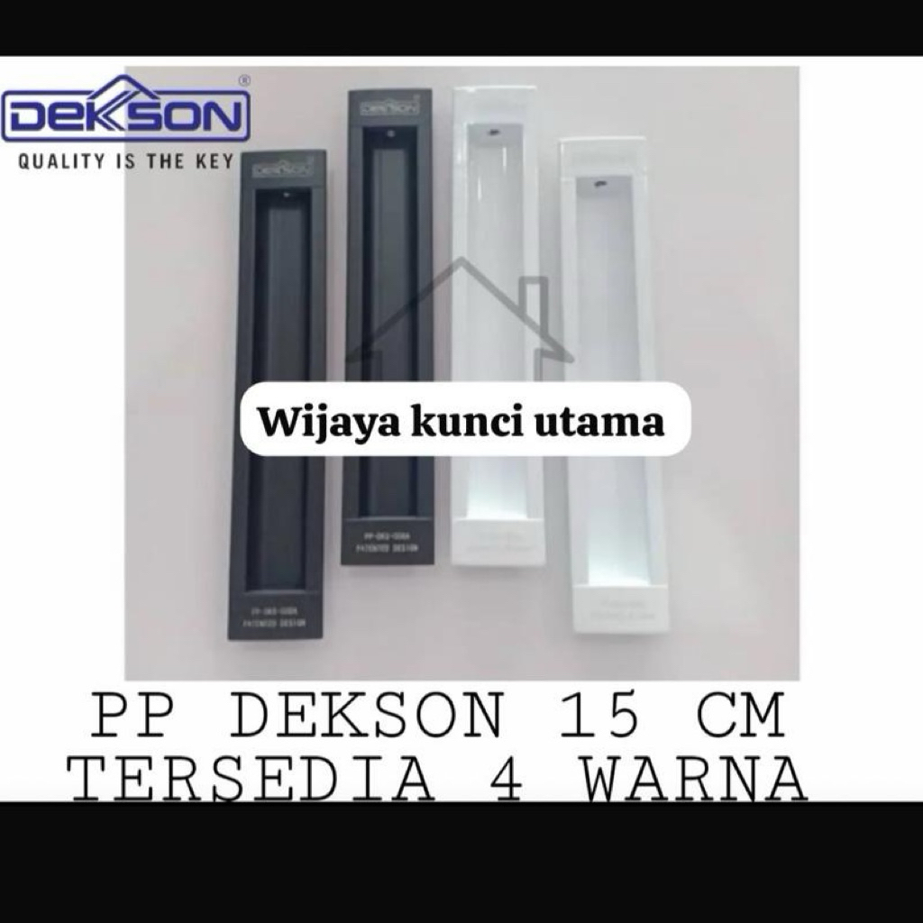 Handle tanam dekson DELUXE 15 CM TARIKAN PINTU GESER DEKSON PP 008A ORI DEKSON