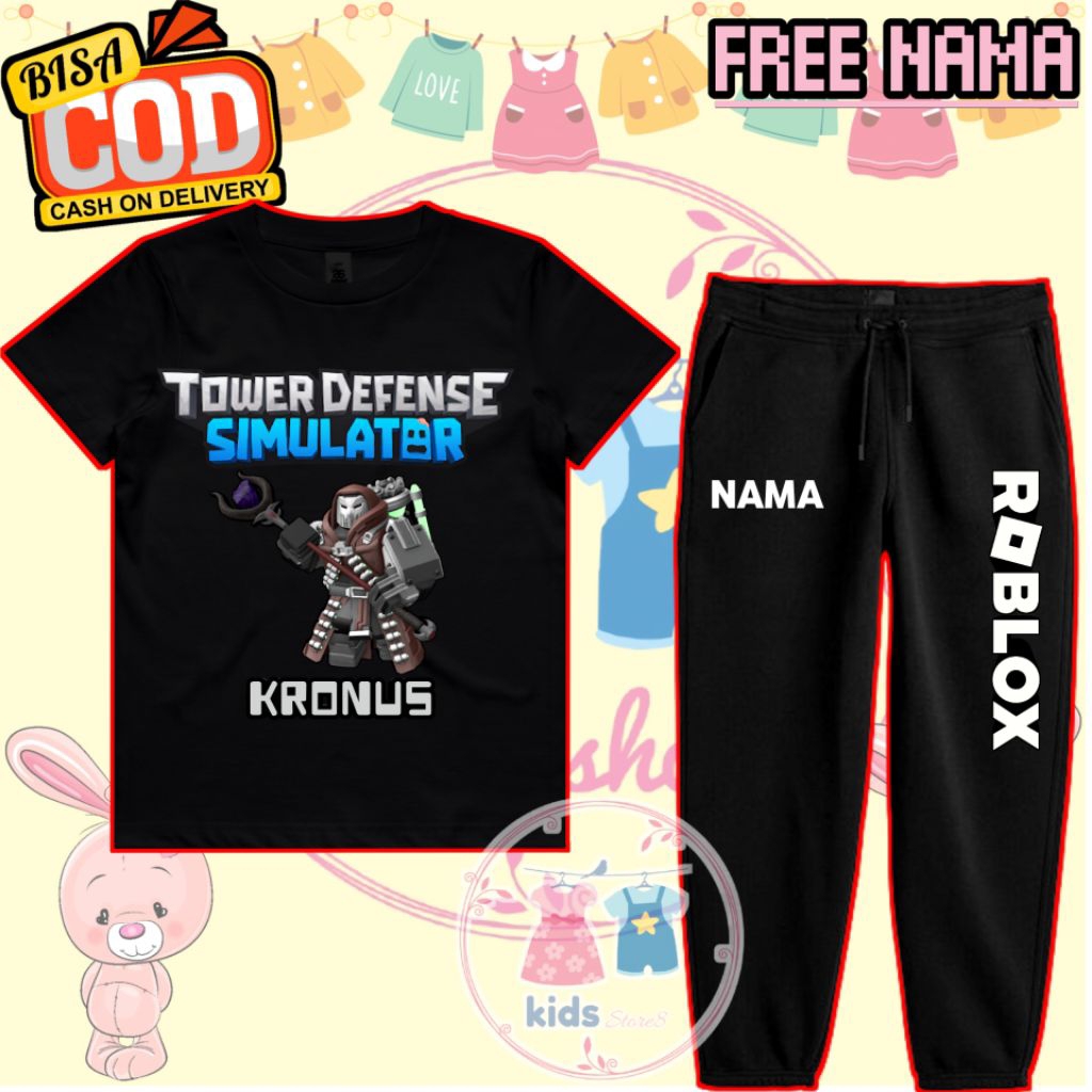 SETELAN ANAK ROBLOX TOWER DEFENSE SIMULATOR X ENEMIES