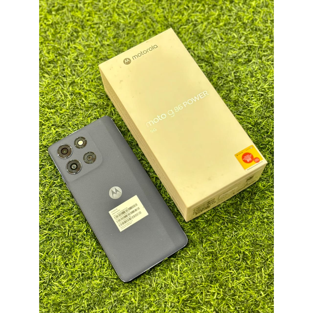 MOTOROLA MOTO G86 POWER 5G 8/256GB SECOND LENGKAP MULUS NOMINUS  RESMI INDONESIA
