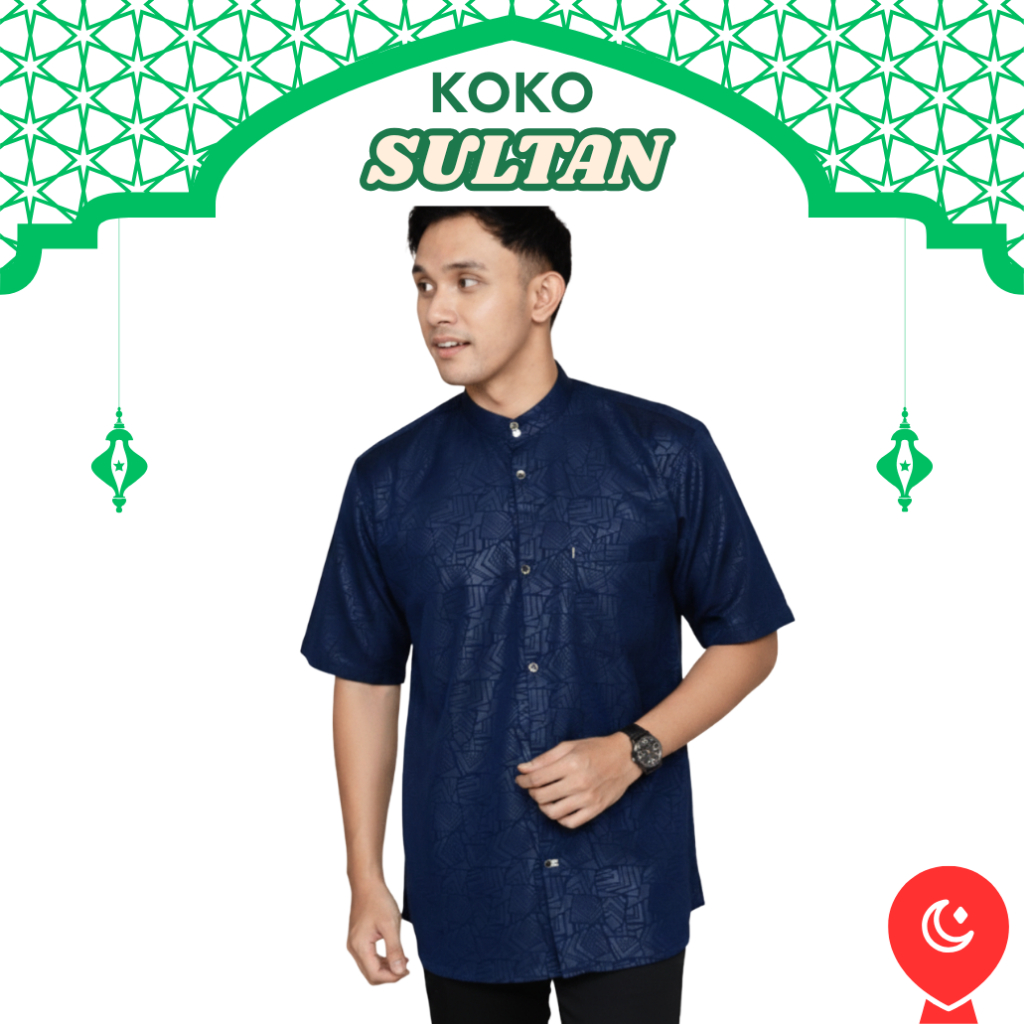 Baju Muslim Pria Koko Sultan Premium Motif Etnik Modern