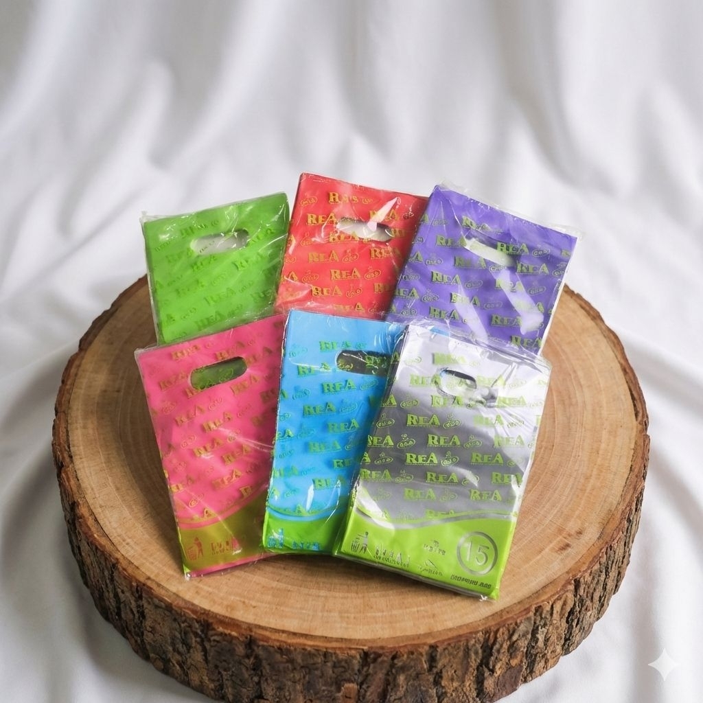 Kantong plastik shopping bag plastik parfum plastik plong plastik hd 22x15 polos isi 100pcs