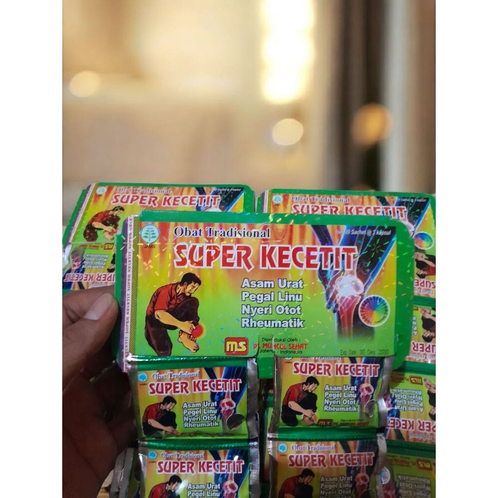 SUPER KECETIT KAPSUL HERBAL NYERI TULANG PEGAL LINU ASAM URAT