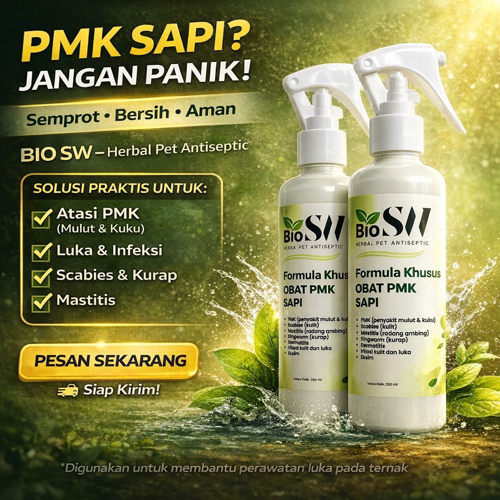Obat Kuku Sapi PMK Obat Kuku Ternak Obat Kuku Hewan Obat PMK BIOSW