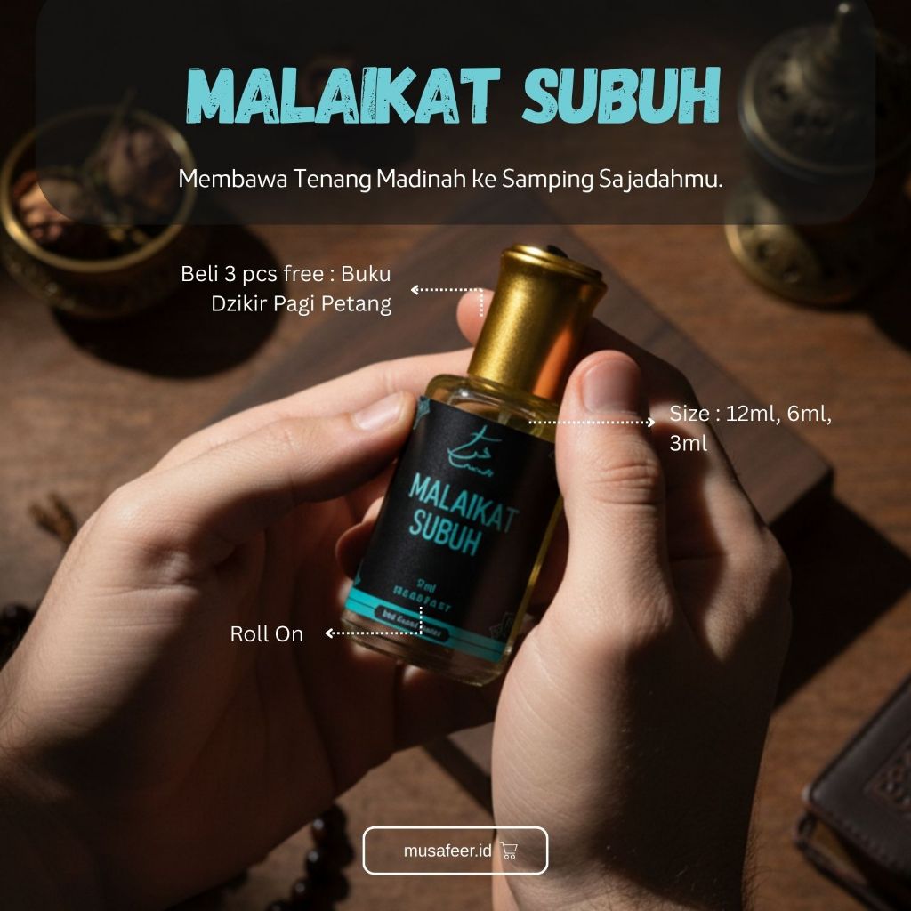 PARFUM MALAIKAT SUBUH 6 ML | PARFUM ARAB ORIGINAL By MusafeeR