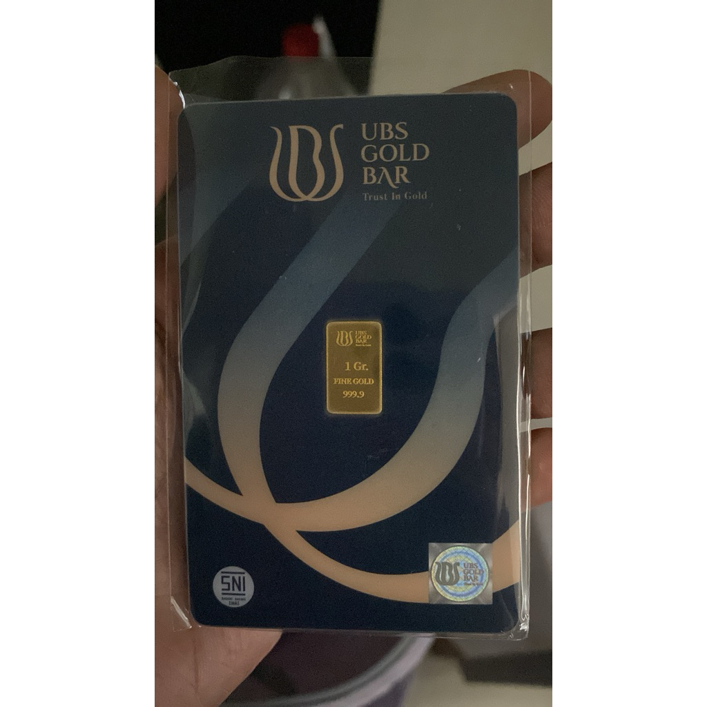LOGAM MULIA UBS 1 GRAM KEMASAN TERBARU KADAR 99.99% READY STOCK KEMASAN TERBARU