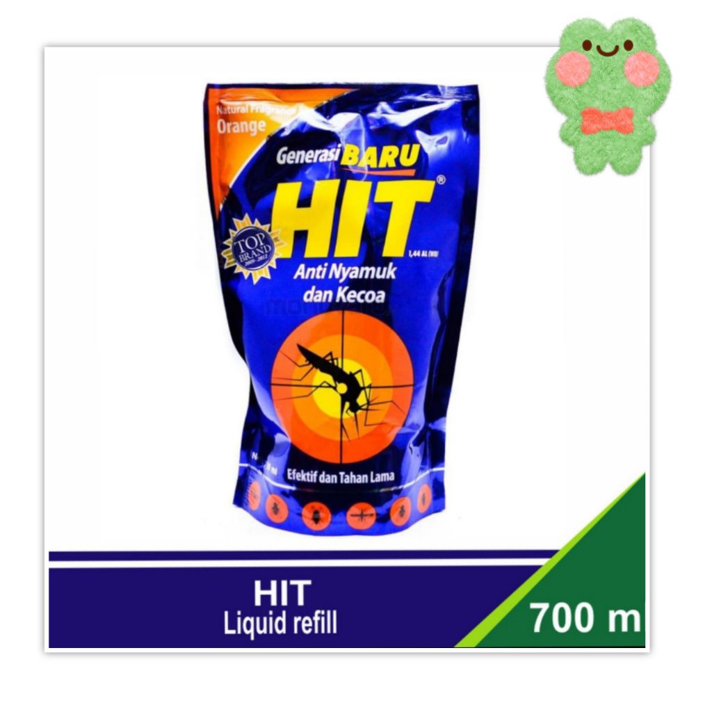 Hit Cair Orange Refill Isi Ulang 700 ml