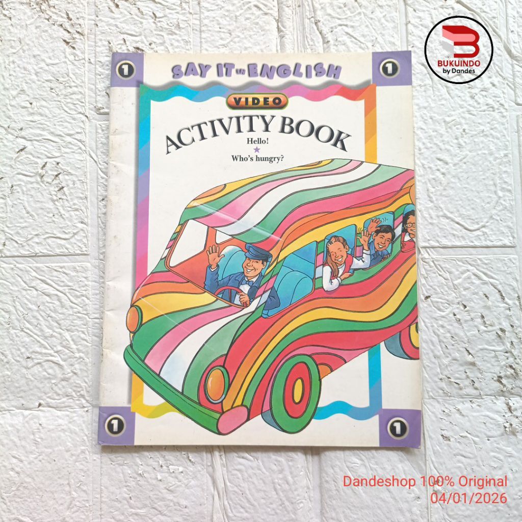 Say it in English Video Activity Book #1 Hello, Who's Hungry? - Buku DK Aktivitas Anak BAHASA INGGRI