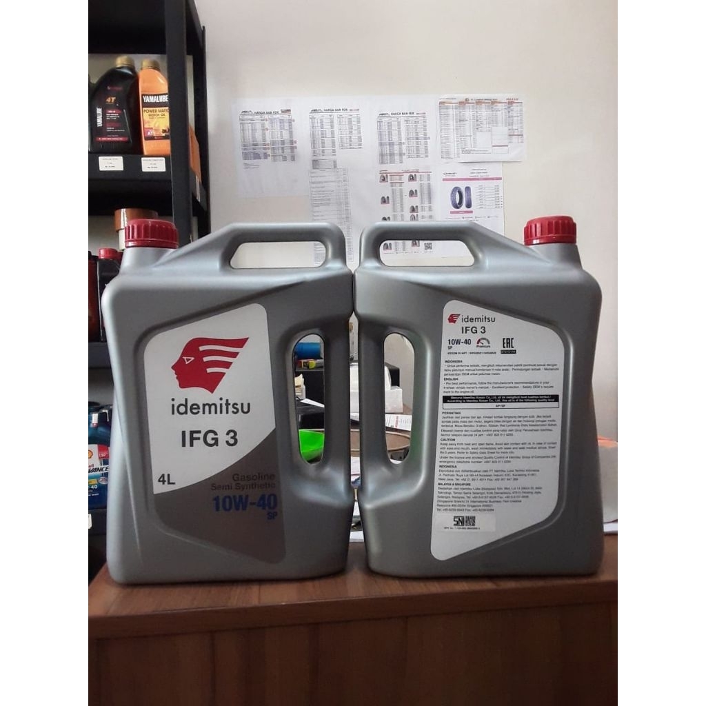 IDEMITSU IFG 3 10W-40 4L SEMI SYNTHETIC OIL