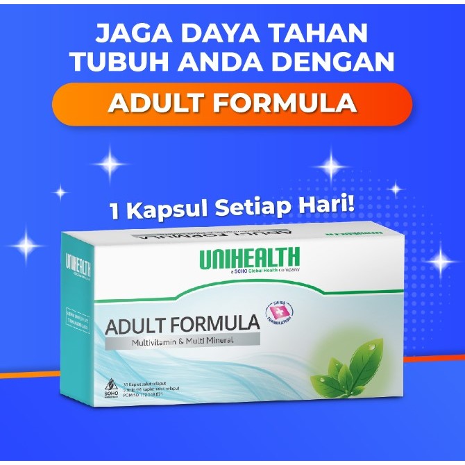 Adult Formula Multivitamin Mineral Lengkap untuk Daya Tahan Tubuh