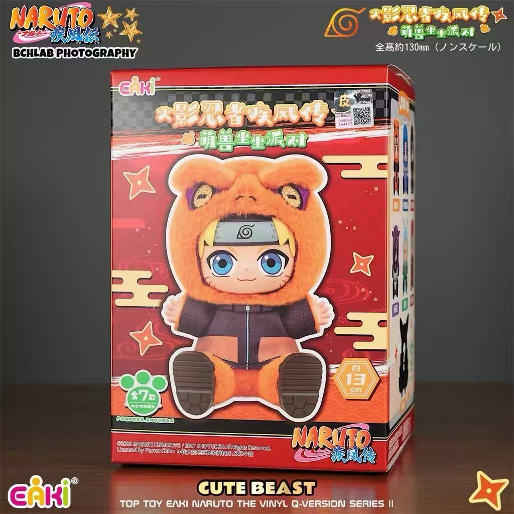 PREORDER TOPTOY original Naruto seri “Moe Beast Sit Party” edisi ke-2, blind box gantungan figur/tri