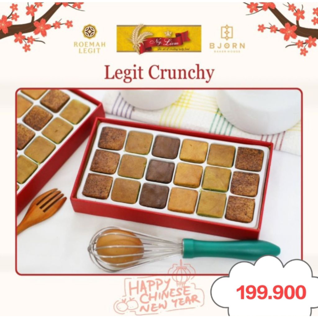 CANA EDISI IMLEK LAPIS LEGIT CRUNCHY LEGIT BITES KUE PREMIUM HAMPERS SINCIA CNY BY NY. LIEM