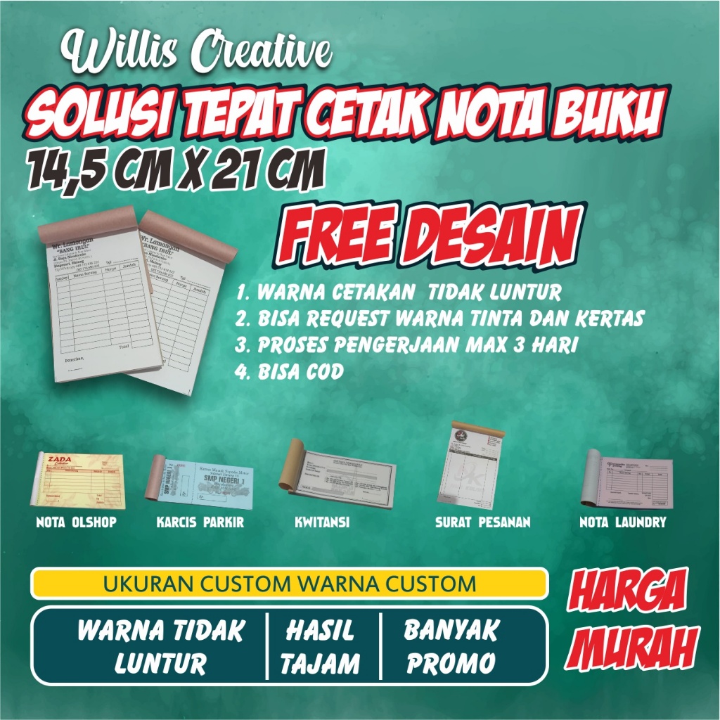 Buku Surat Kesehatan Dokter Ukuran A5 dengan Bahan HVS 70Gsm