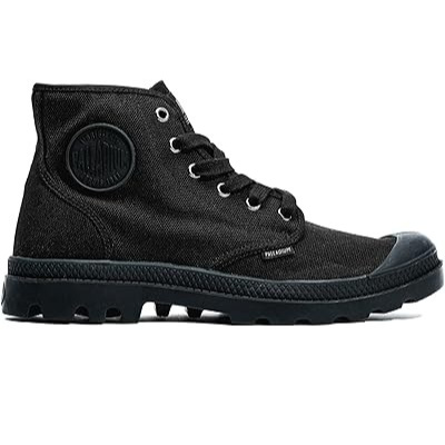 PALLADIUM ORIGINAL. PAMPA HI - BLACK. SEPATU BOOTS WANITA NEW WITH BOX