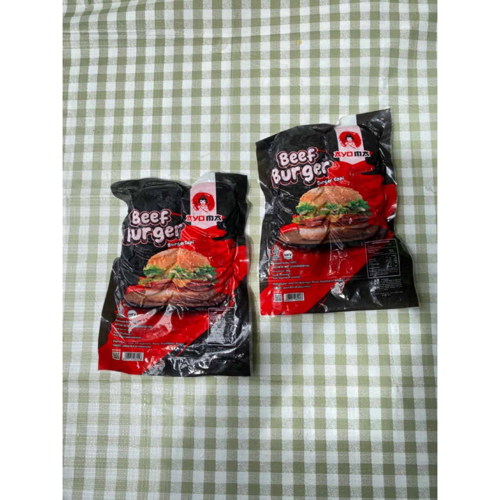 AYOMA BEEF BURGER ISI 20PCS TERMURAH