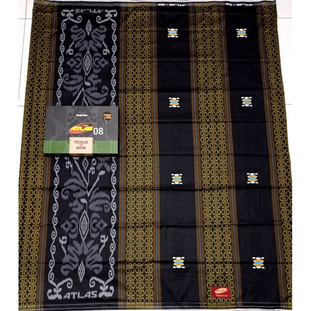 SARUNG ATLAS PREMIUM SONGKET 760 GOLD