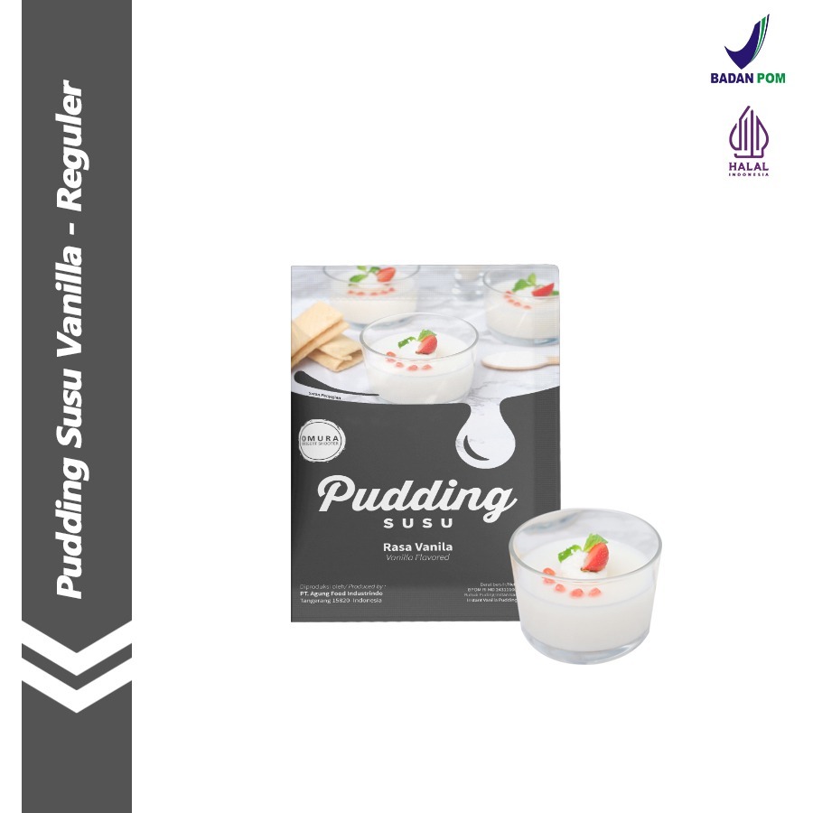 Puding Susu Milky Pudding Rasa Vanilla / Vanila Dessert Instant Omura Powder