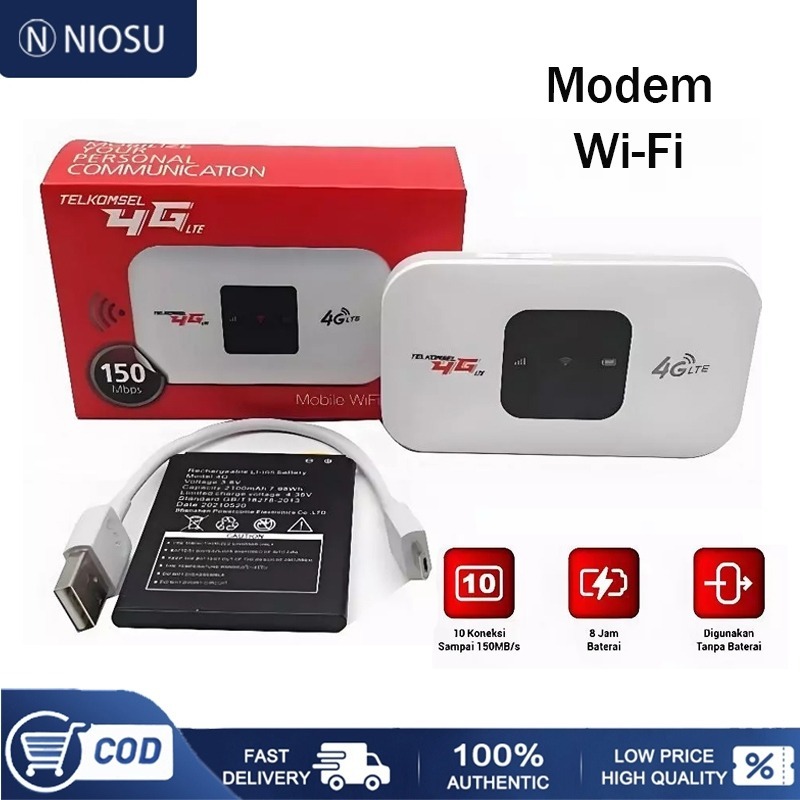 Modem WIFI Mifi All Operator 4g Mudah Dibawa USB 500Mbps 4g Portable Mobile WiFi LTE Modem Kecepatan