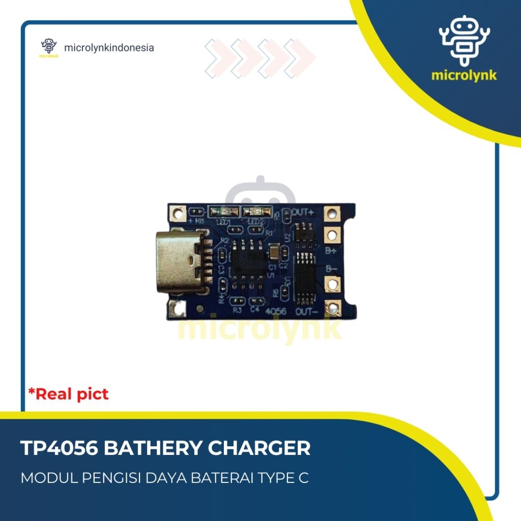 TP4056 MODUL CHARGER TYPE C